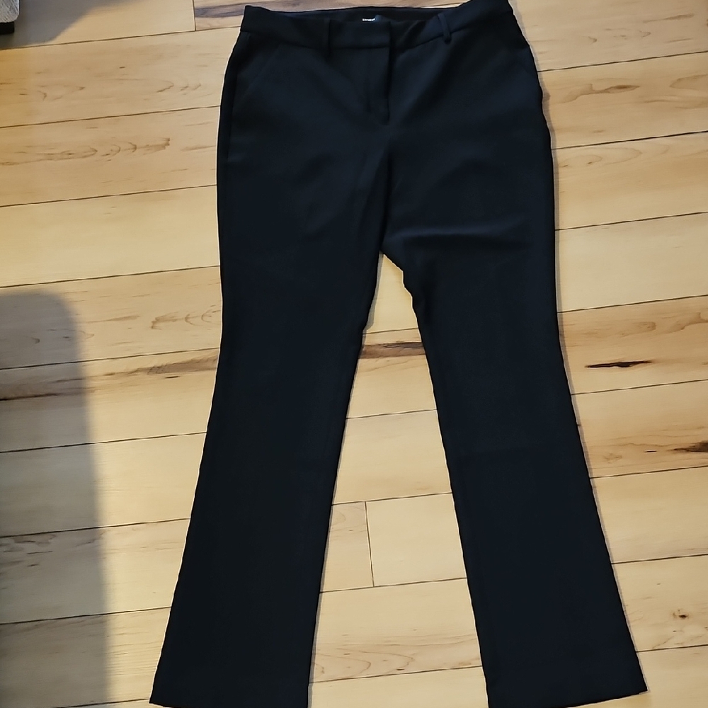 Express Editor Boot Mid-riseBlack Dress Pants